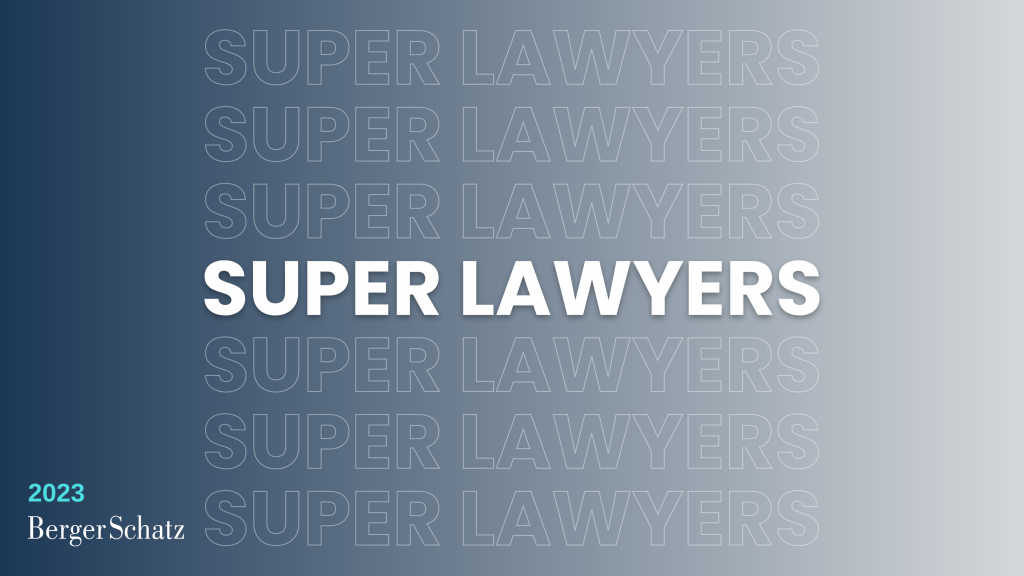 Super Lawyers 2023 Berger Schatz