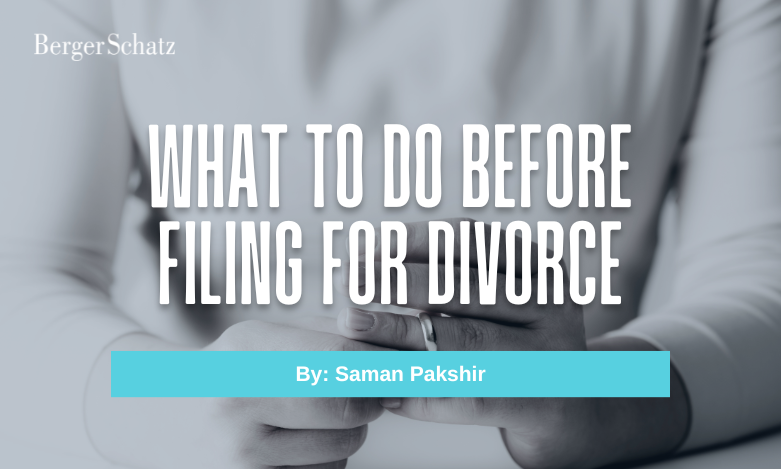 What to do Before Filing for Divorce